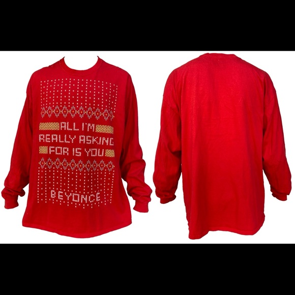 Other - Beyoncé long sleeve Christmas shirt